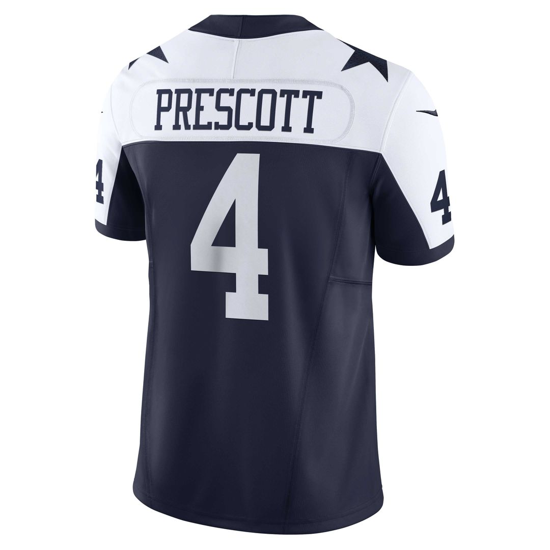 Dallas Cowboys Dak Prescott Nike Vapor F.U.S.E. Limited Jersey - Navy
