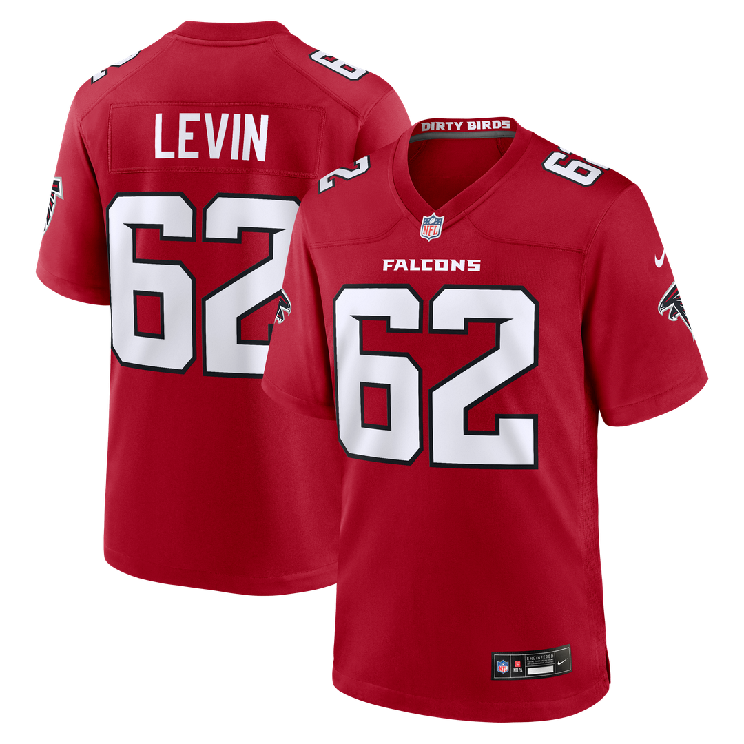 Atlanta Falcons Corey Levin Nike Team Game Jersey - Red