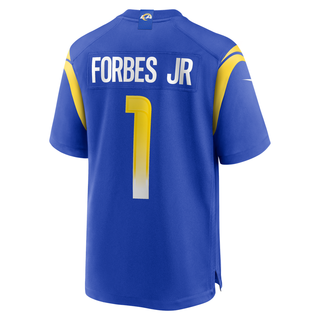 Los Angeles Rams Emmanuel Forbes Jr. Nike Team Game Jersey - Royal