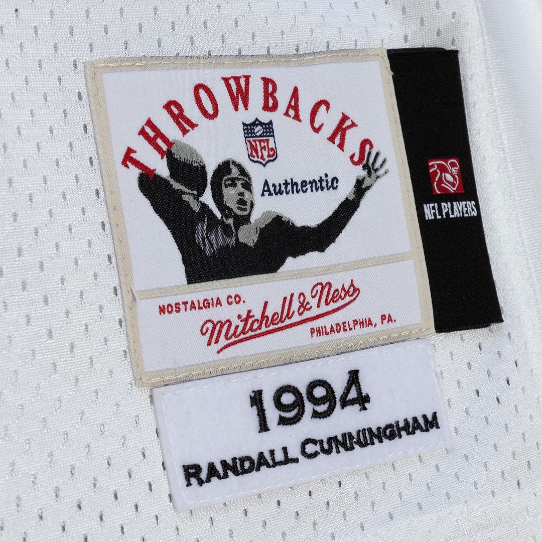 Philadelphia Eagles 1994 Randall Cunningham Mitchell & Ness Authentic Throwback Retired Player Jersey - White