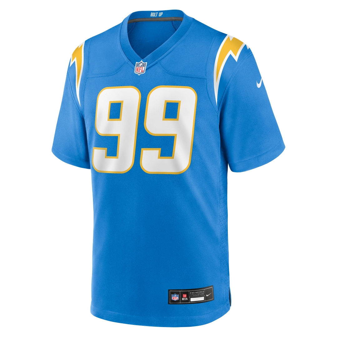 Los Angeles Chargers Jamaree Caldwell Nike Team Game Jersey - Powder Blue
