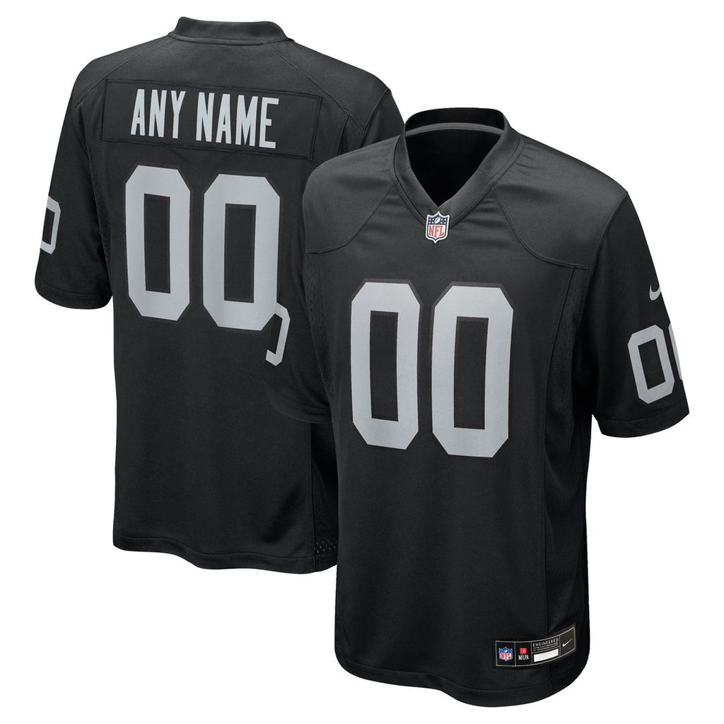 Las Vegas Raiders Nike Custom Game Jersey - Black