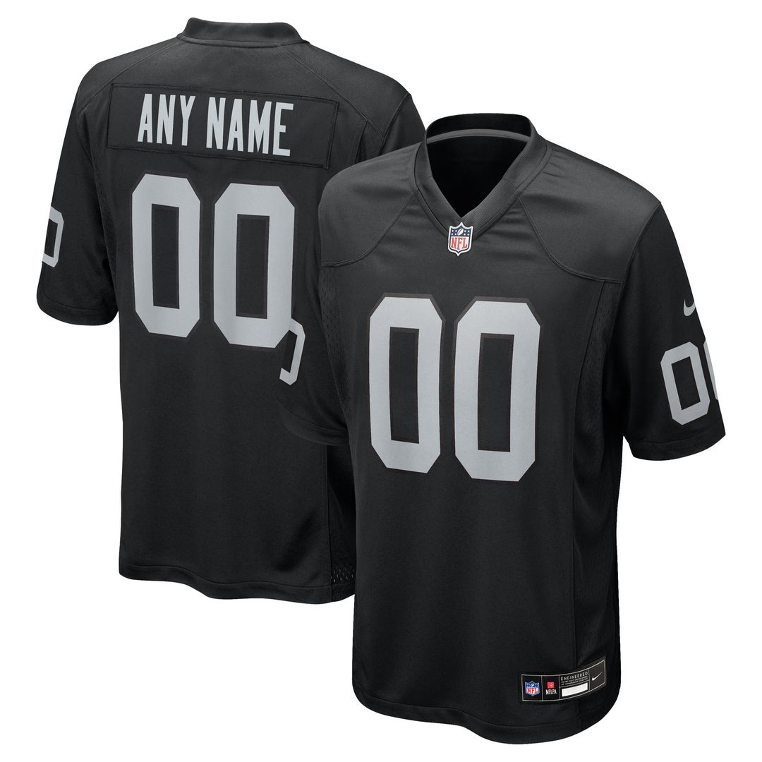 Las Vegas Raiders Nike Custom Game Jersey - Black