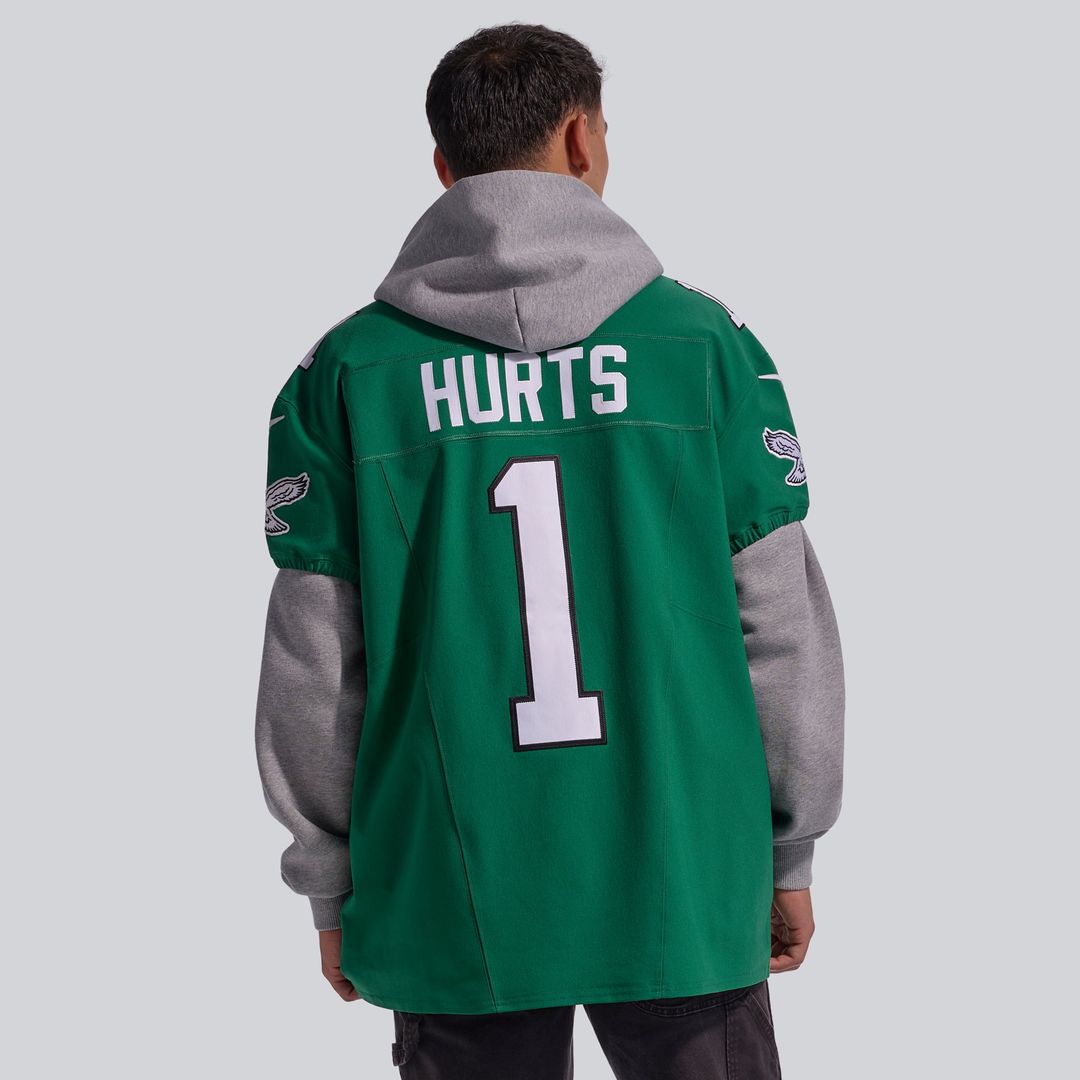 Philadelphia Eagles Jalen Hurts Nike Alternate Vapor F.U.S.E. Elite Jersey - Kelly Green