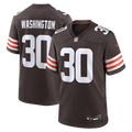 Cleveland Browns Zion Washington Nike Team Game Jersey - Brown