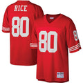 San Francisco 49ers Jerry Rice Mitchell & Ness Big & Tall 1990 Retired Player Replica Jersey - Scarlet