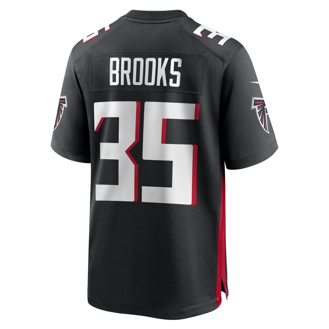 Atlanta Falcons Natrone Brooks Nike Team Game Jersey - Black