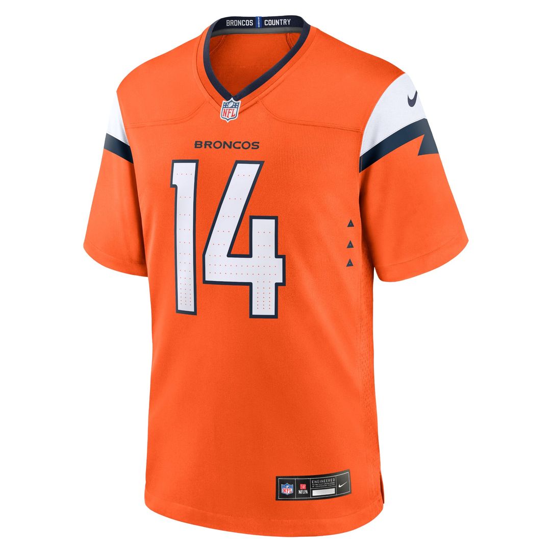 Denver Broncos Courtland Sutton Nike Mile High Collection Game Jersey - Orange