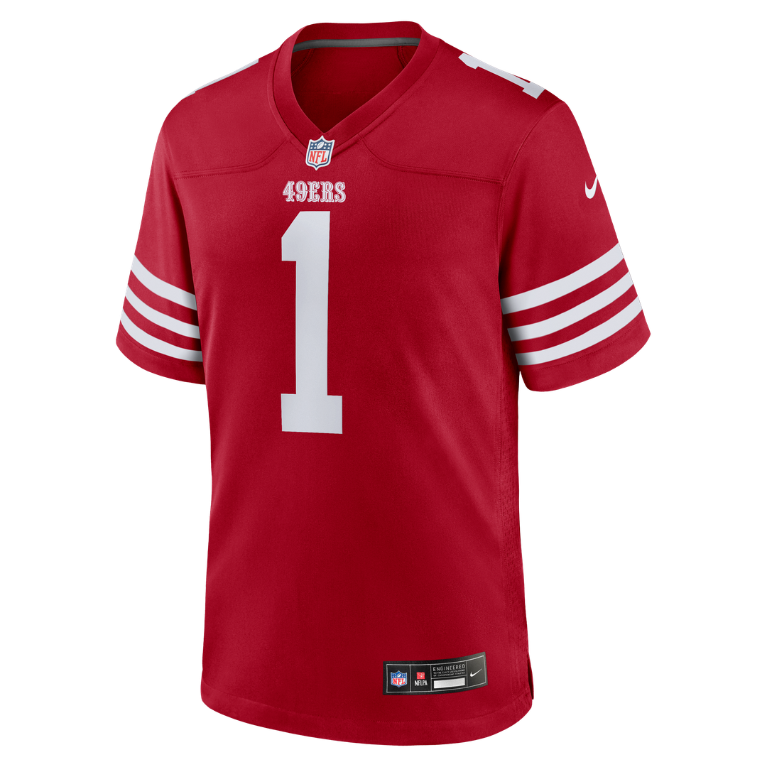 San Francisco 49ers Ricky Pearsall Nike Team Game Jersey - Scarlet