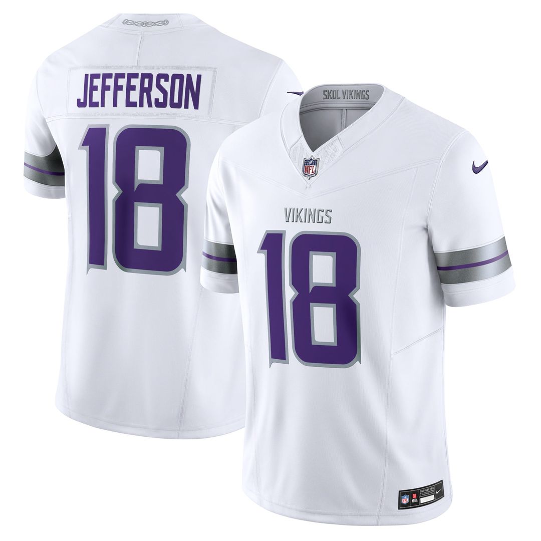 Minnesota Vikings Justin Jefferson Nike Alternate Vapor F.U.S.E. Limited Jersey - White