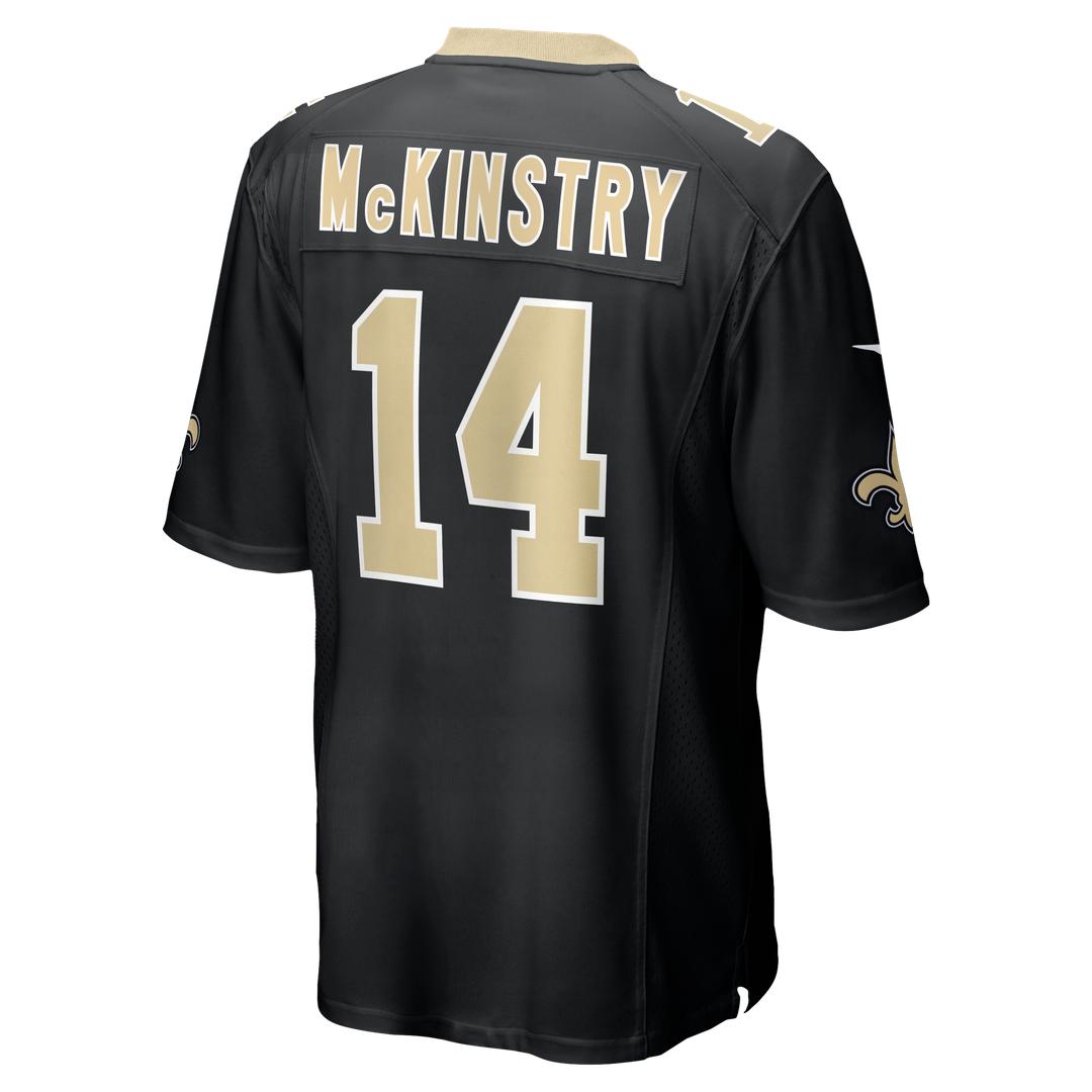 New Orleans Saints Ga'Quincy McKinstry Nike Player Game Jersey - Black