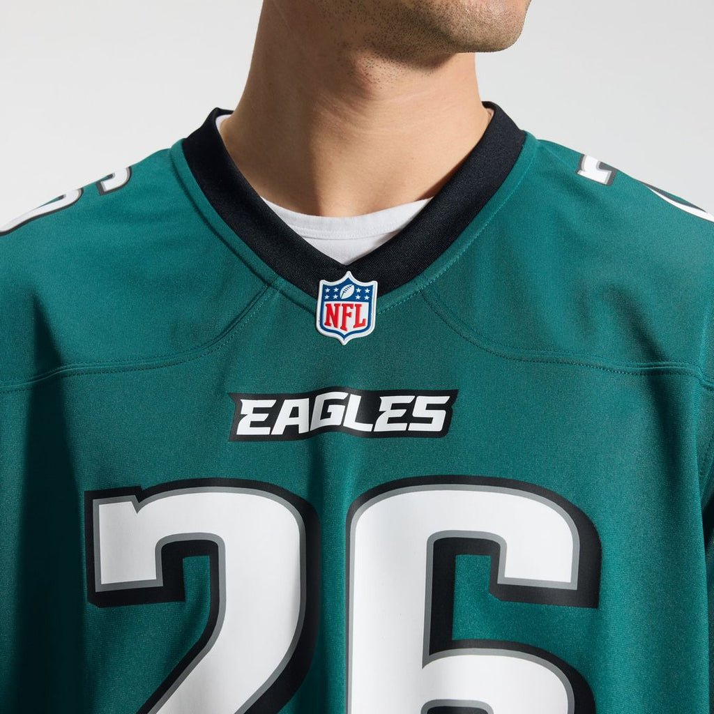 Philadelphia Eagles Saquon Barkley Nike Game Jersey - White