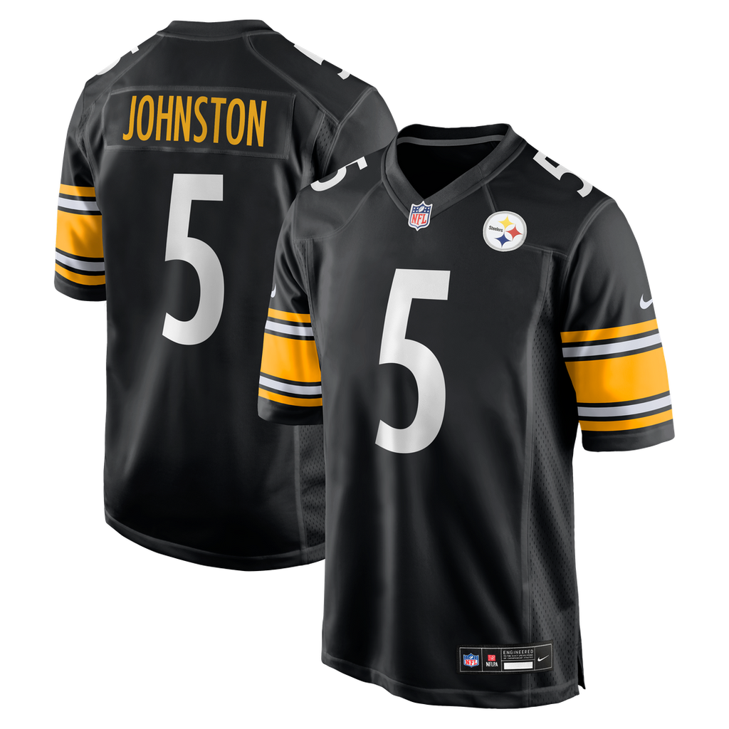 Pittsburgh Steelers Cameron Johnston Nike Game Jersey - Black