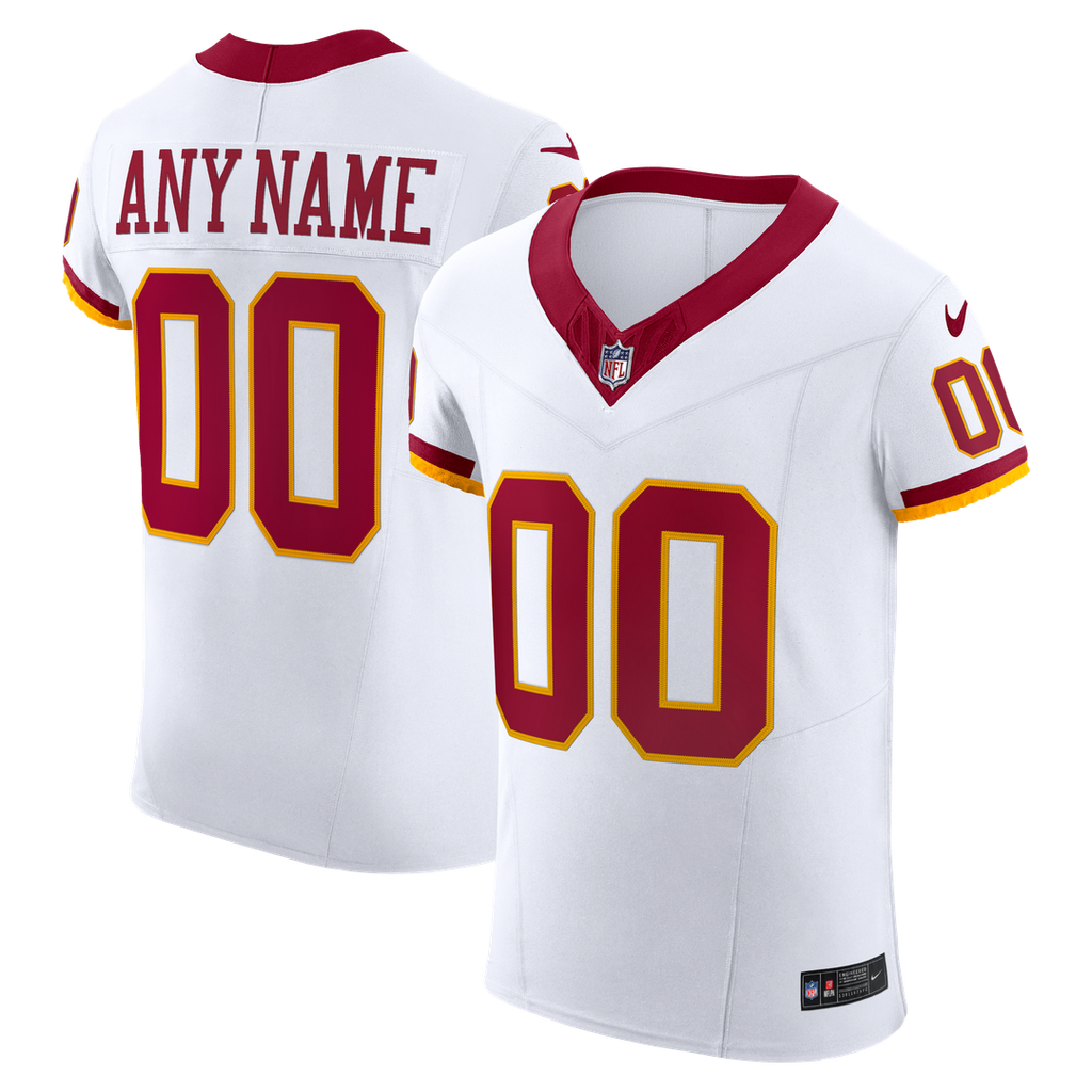 Washington Commanders Nike Vapor F.U.S.E. Elite Custom Jersey - White