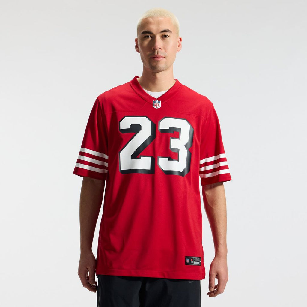 San Francisco 49ers Christian McCaffrey Nike Alternate Game Player Jersey - Scarlet