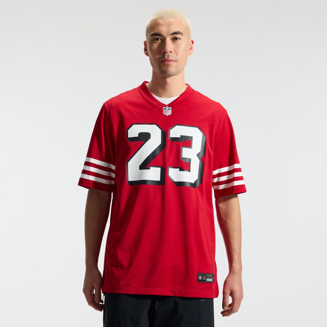 San Francisco 49ers Christian McCaffrey Nike Alternate Game Player Jersey - Scarlet
