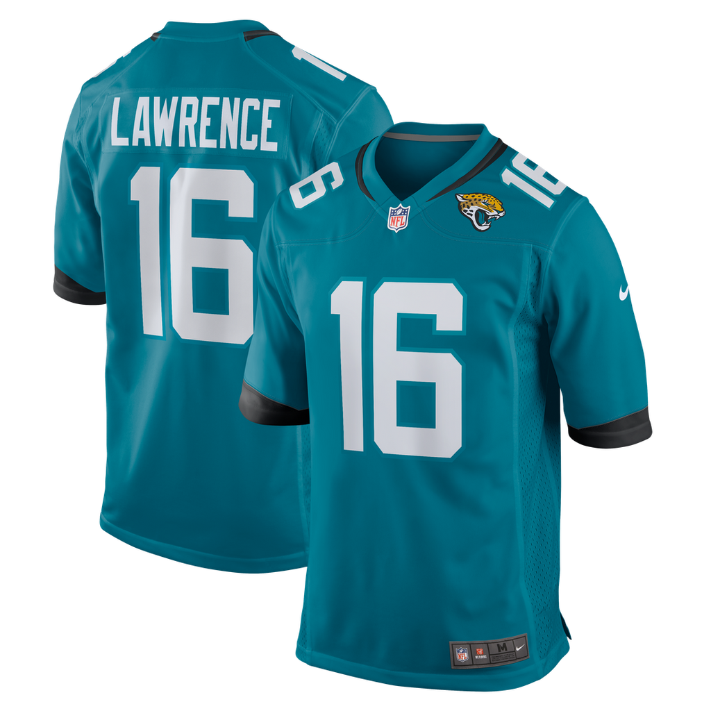 Jacksonville Jaguars Trevor Lawrence Nike Home Game Jersey - Teal