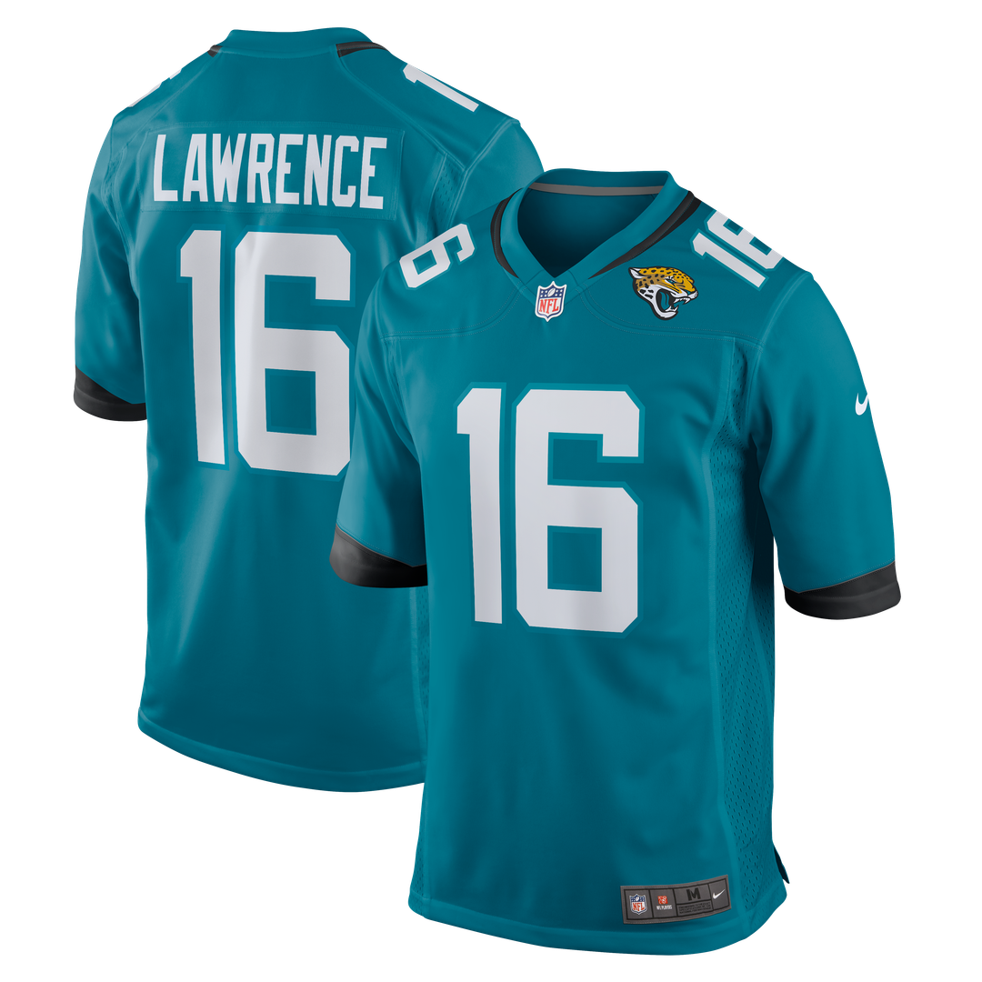 Jacksonville Jaguars Trevor Lawrence Nike Home Game Jersey - Teal
