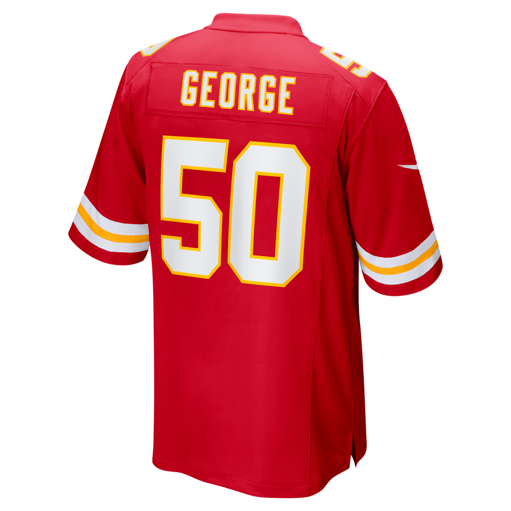 Kansas City Chiefs Brandon George Nike Team Game Jersey - Red