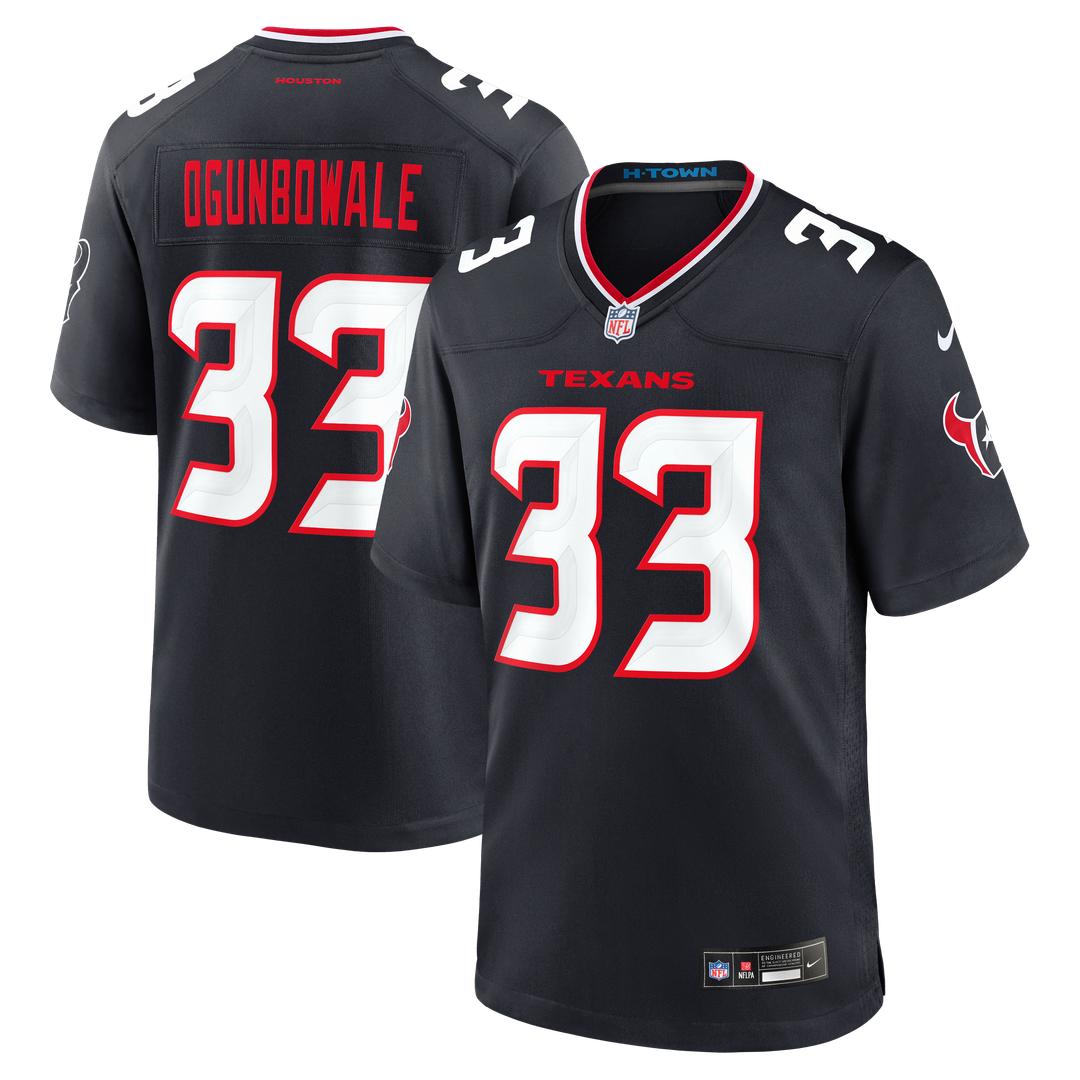 Houston Texans Dare Ogunbowale Nike Team Game Jersey - Navy