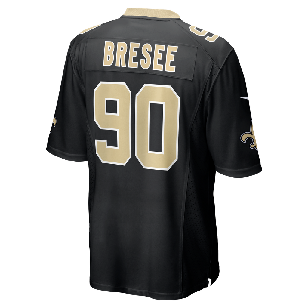 New Orleans Saints Bryan Bresee Nike Game Jersey - Black
