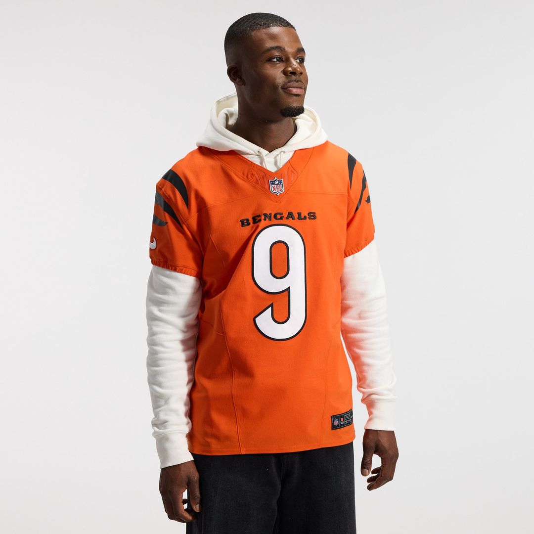 Cincinnati Bengals Joe Burrow Nike Team Vapor F.U.S.E. Elite Jersey - Orange