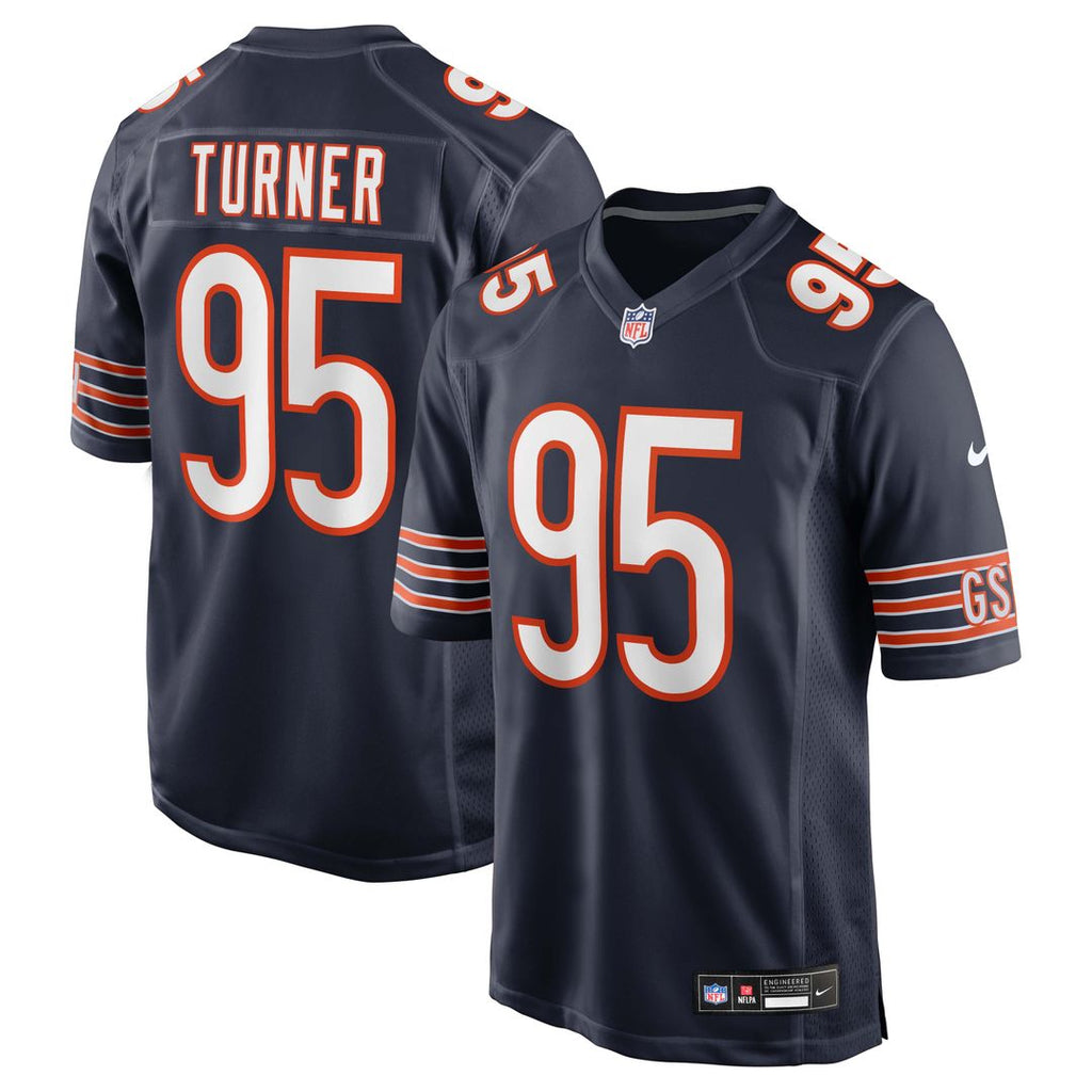 Chicago Bears Shemar Turner Nike Team Game Jersey - Navy