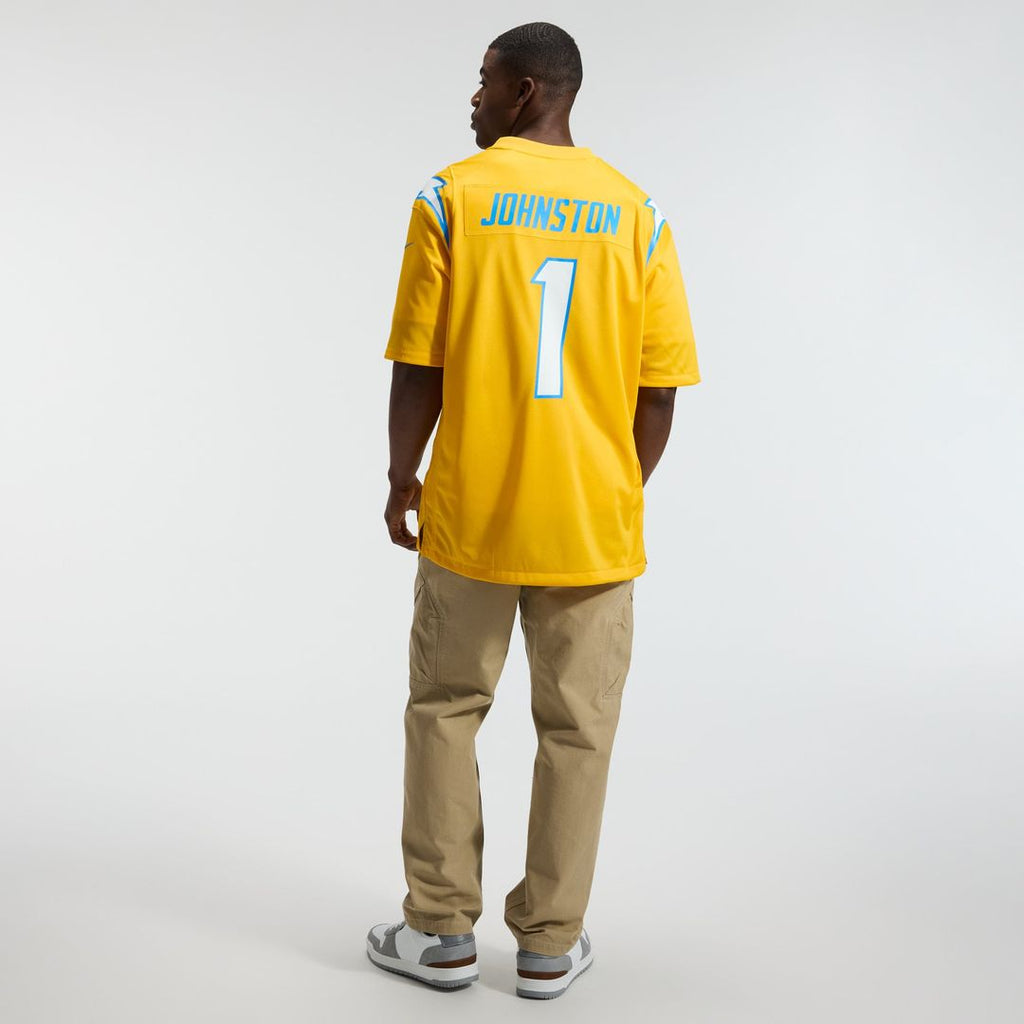 Los Angeles Chargers Quentin Johnston Nike Alternate Charger Power Game Player Jersey - Gold