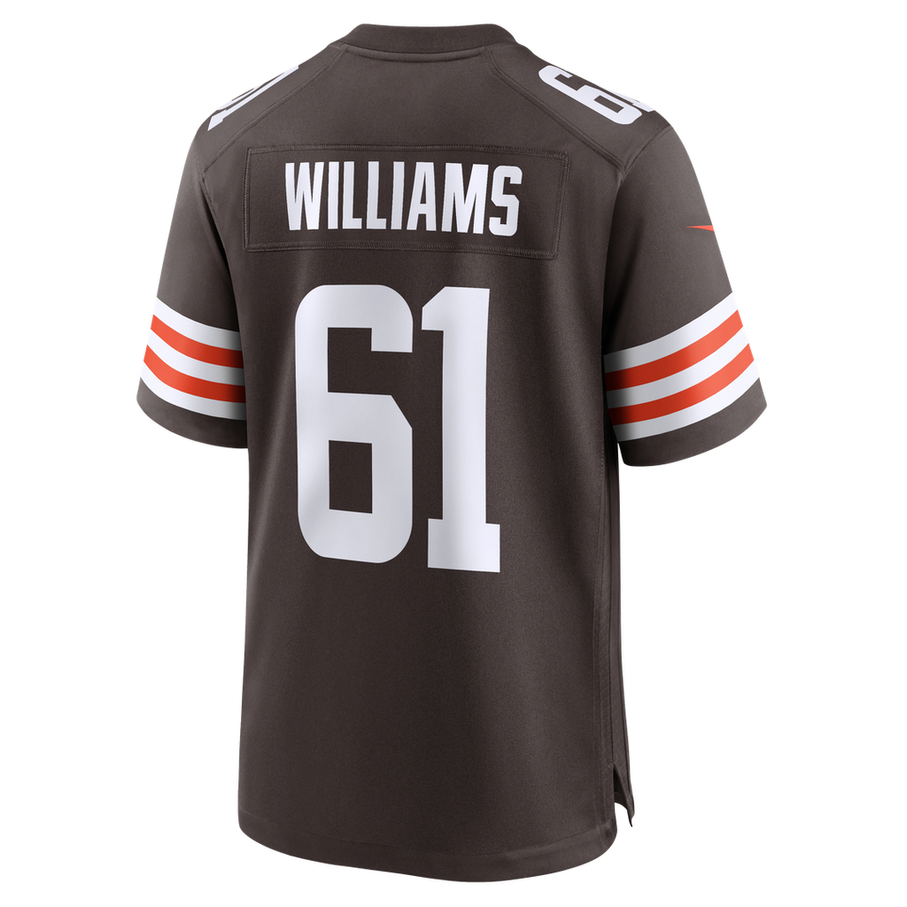 Cleveland Browns Chris Williams Nike Team Game Jersey - Brown