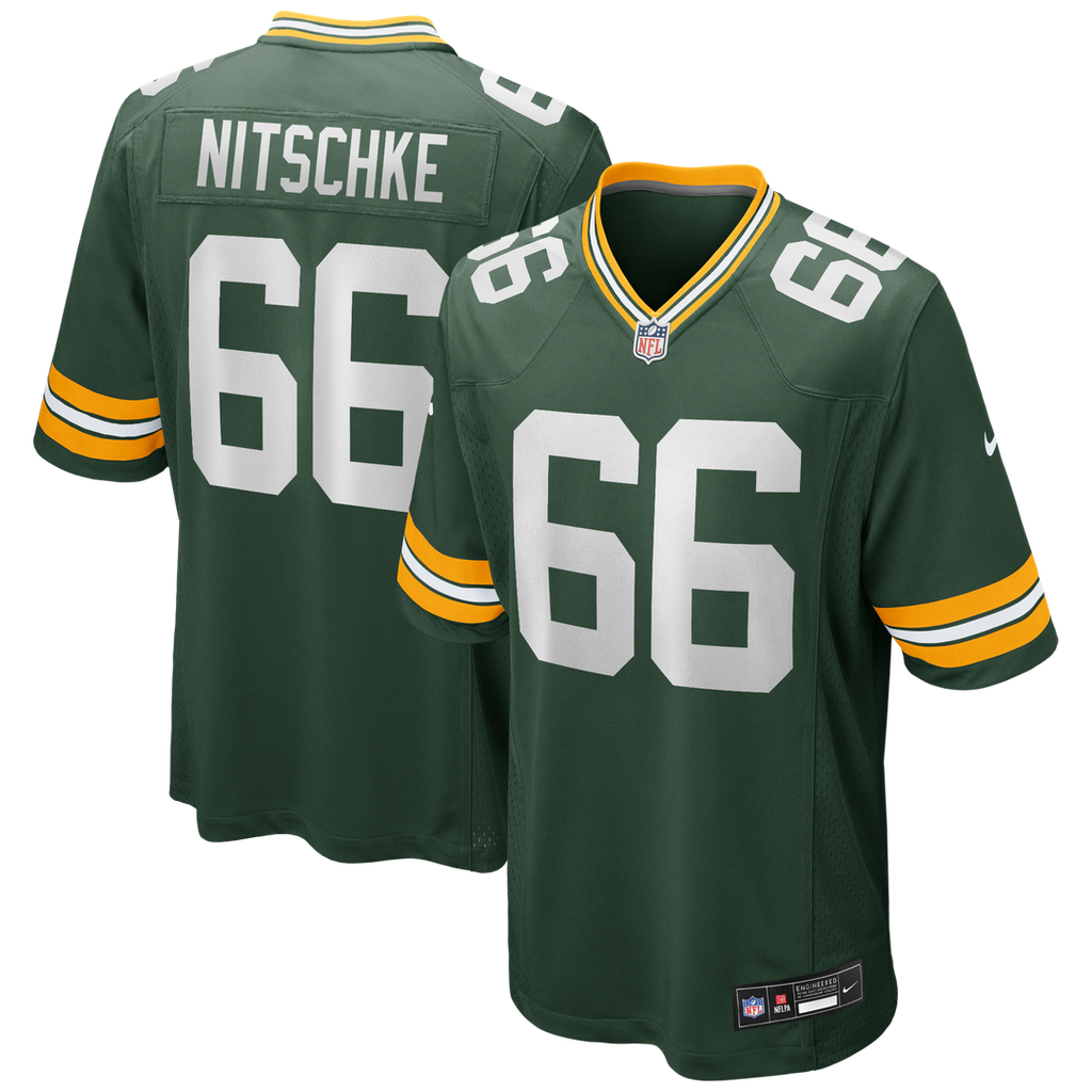 Green Bay Packers Ray Nitschke Nike Game Retired Player Jersey - Green