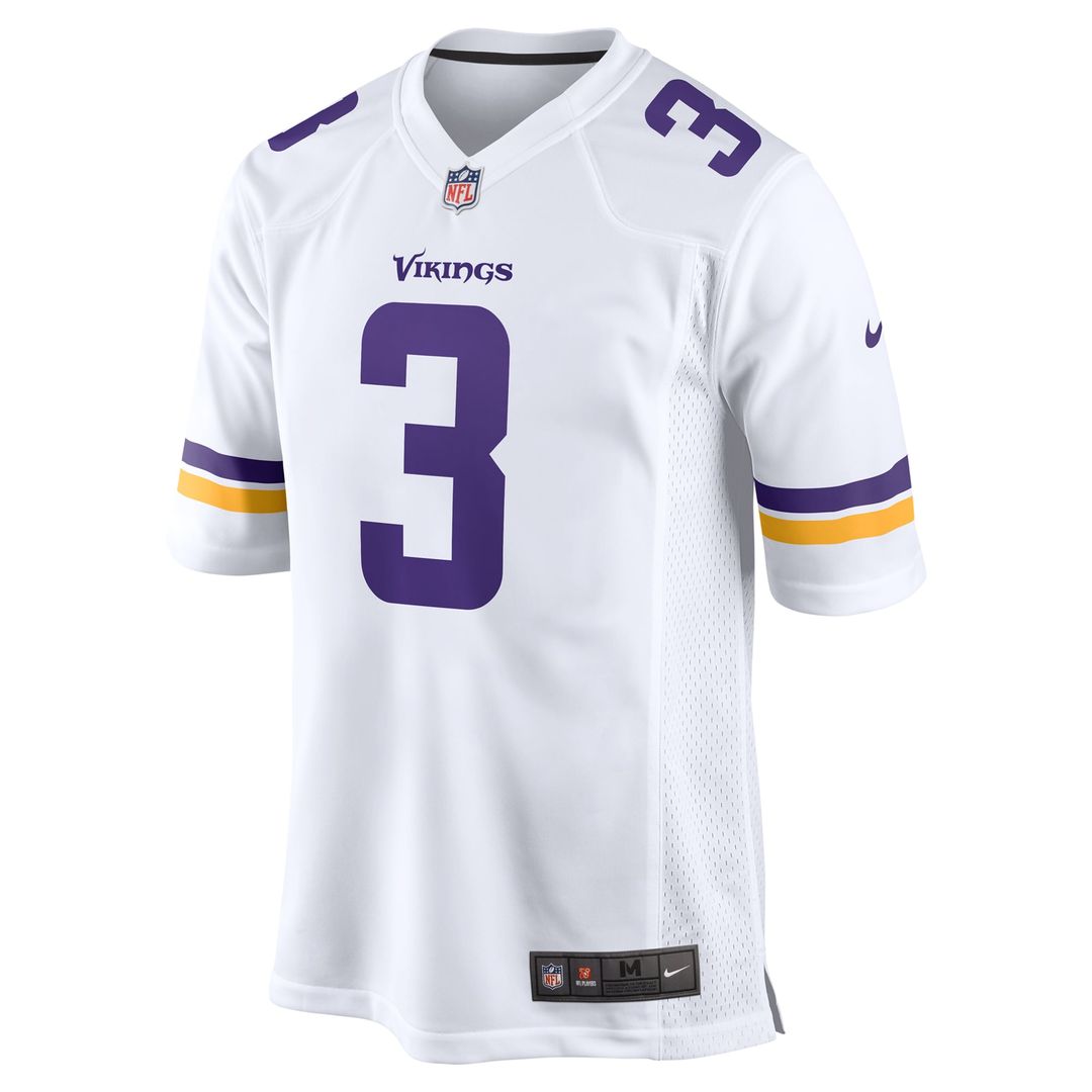 Minnesota Vikings Jordan Addison Nike Away Game Jersey - White