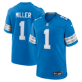 Detroit Lions Blake Miller Nike Team Game Jersey - Blue