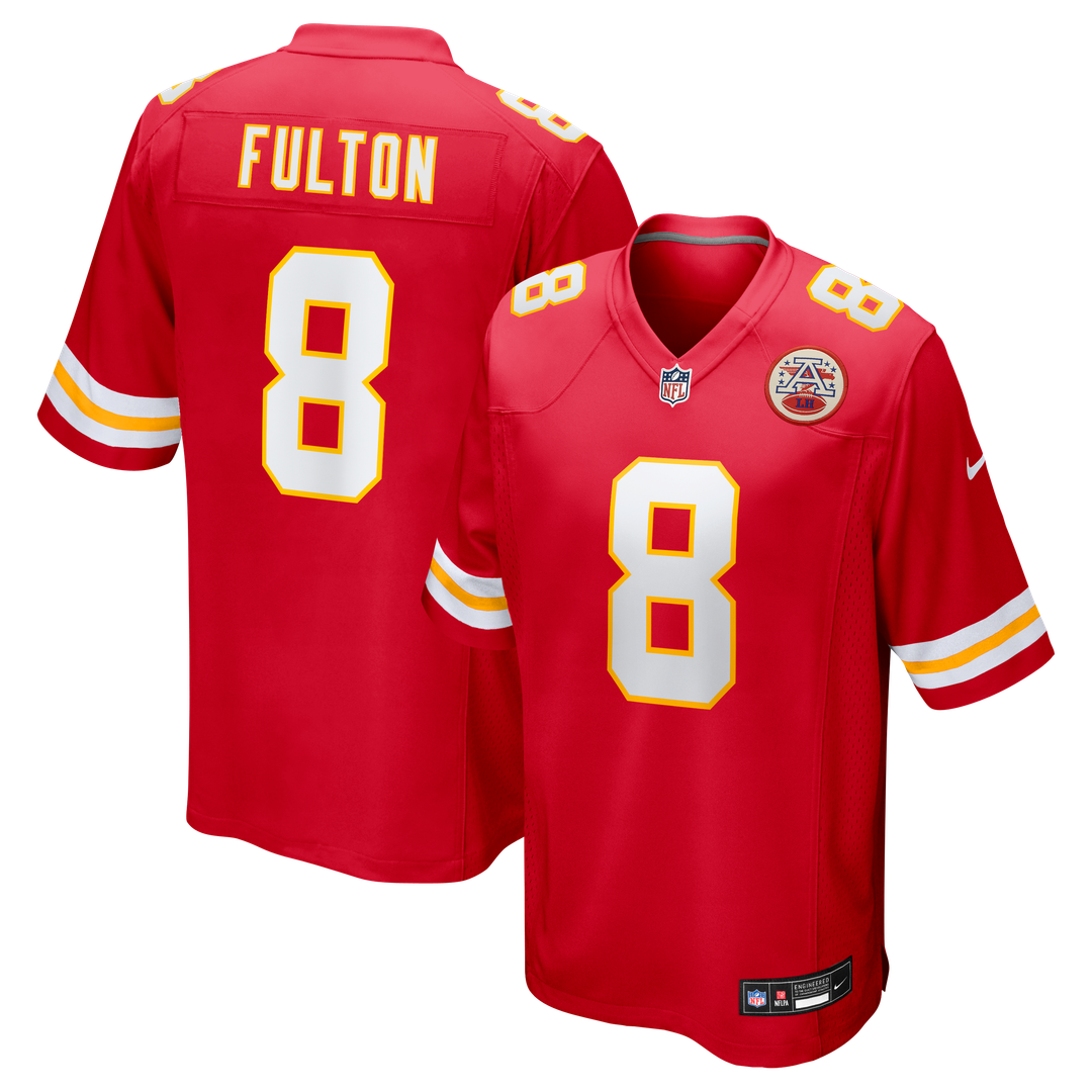 Kansas City Chiefs Kristian Fulton Nike Team Game Jersey - Red