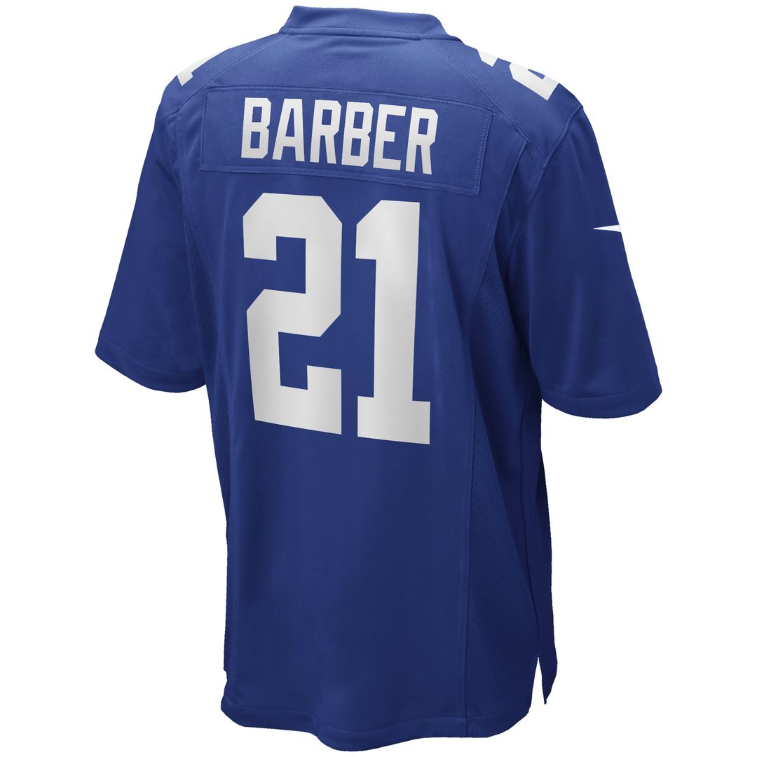 New York Giants Tiki Barber Nike Game Retired Player Jersey - Royal