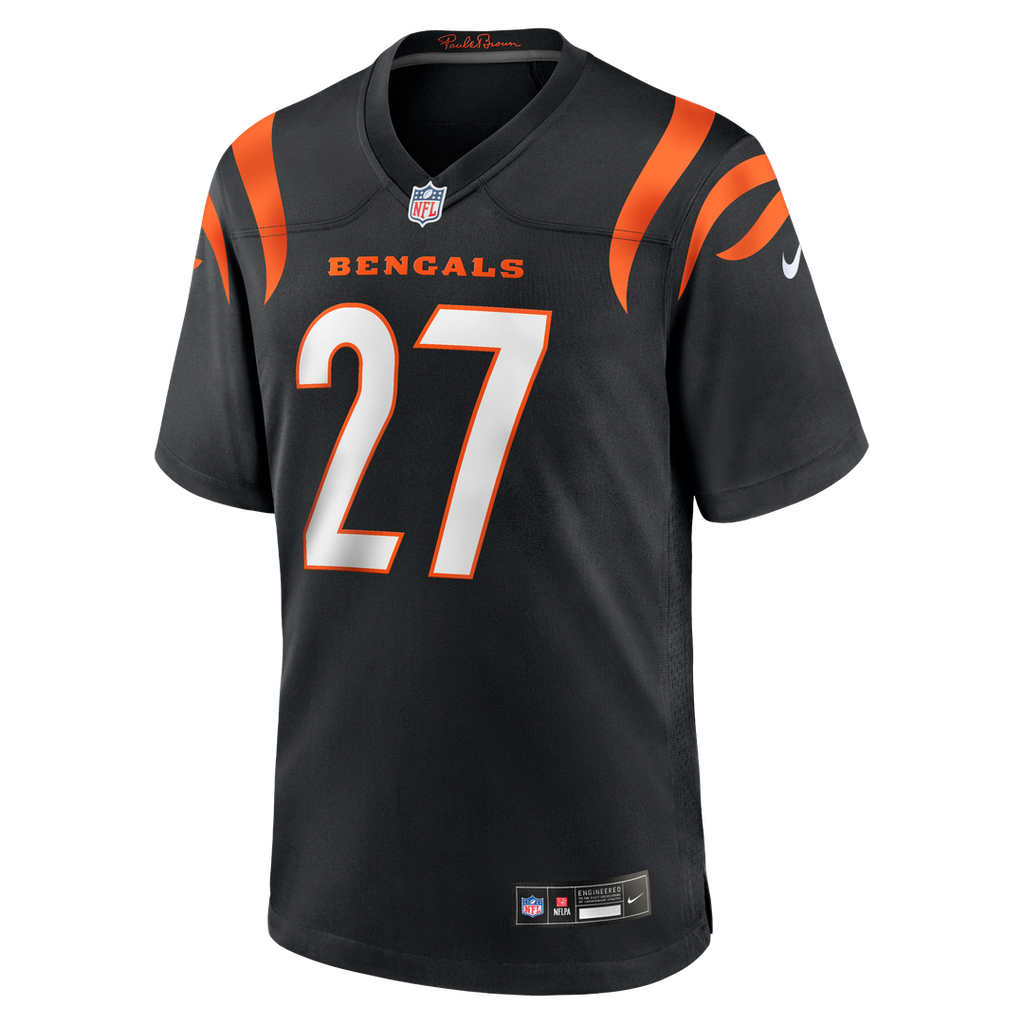 Cincinnati Bengals Jordan Battle Nike Team Game Jersey - Black