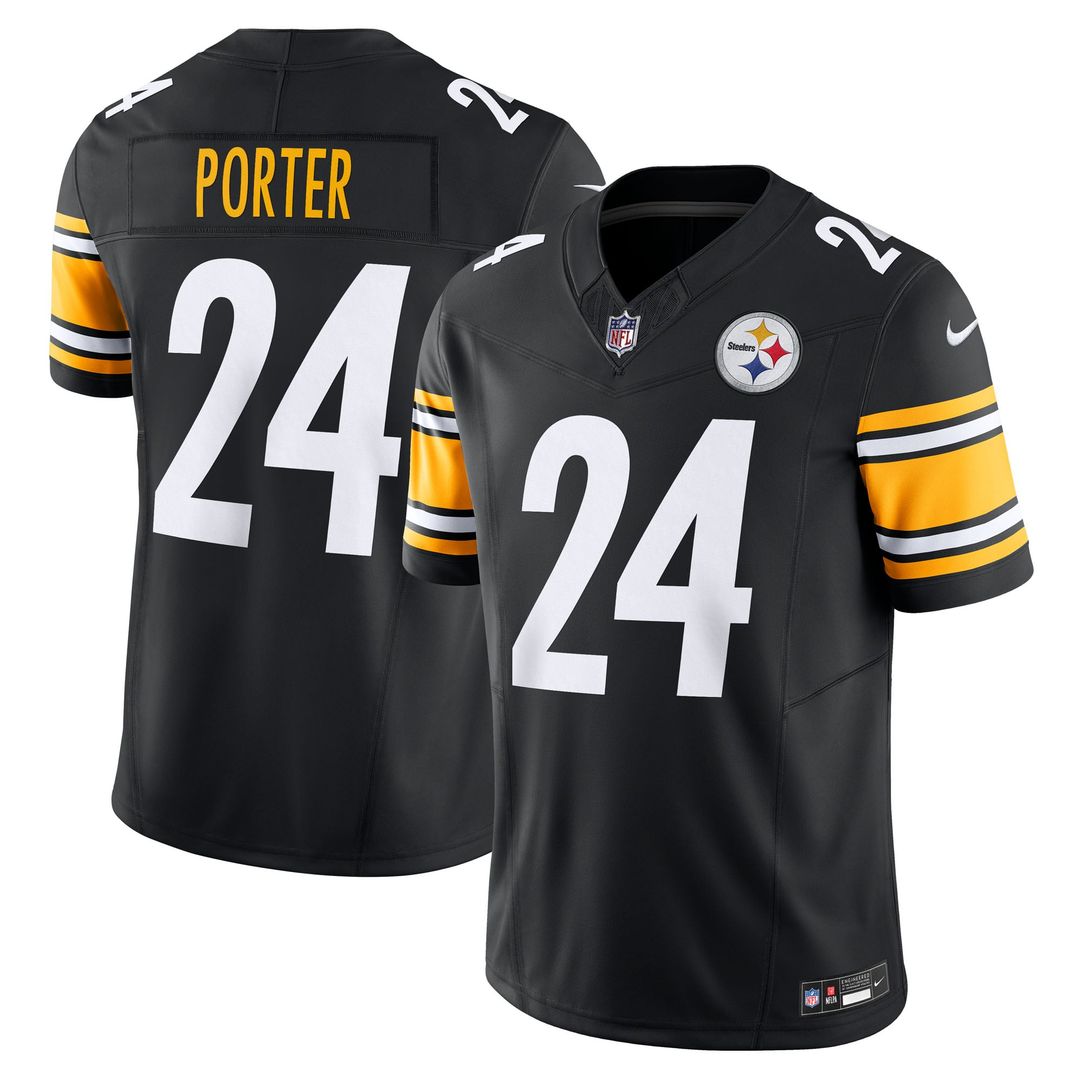 Pittsburgh Steelers Joey Porter Jr. Nike Alternate 1933 Throwback Vapor F.U.S.E. Limited Jersey - Gold
