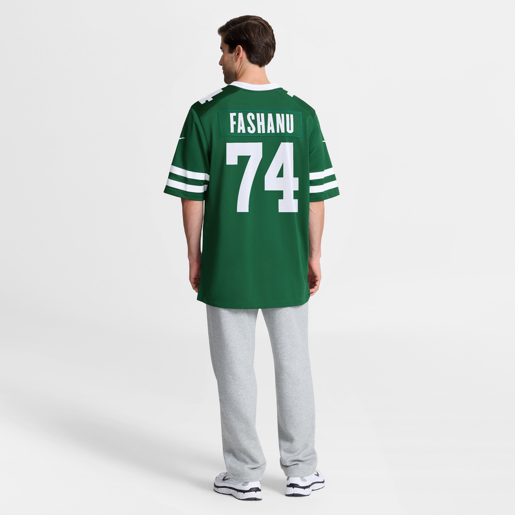 New York Jets Olu Fashanu Nike Player Game Jersey - Gotham Green