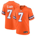 Denver Broncos John Elway Nike Mile High Collection 1977 Throwback Retired Player Game Jersey - Orange