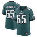 Philadelphia Eagles Lane Johnson Nike Team Game Jersey - Midnight Green