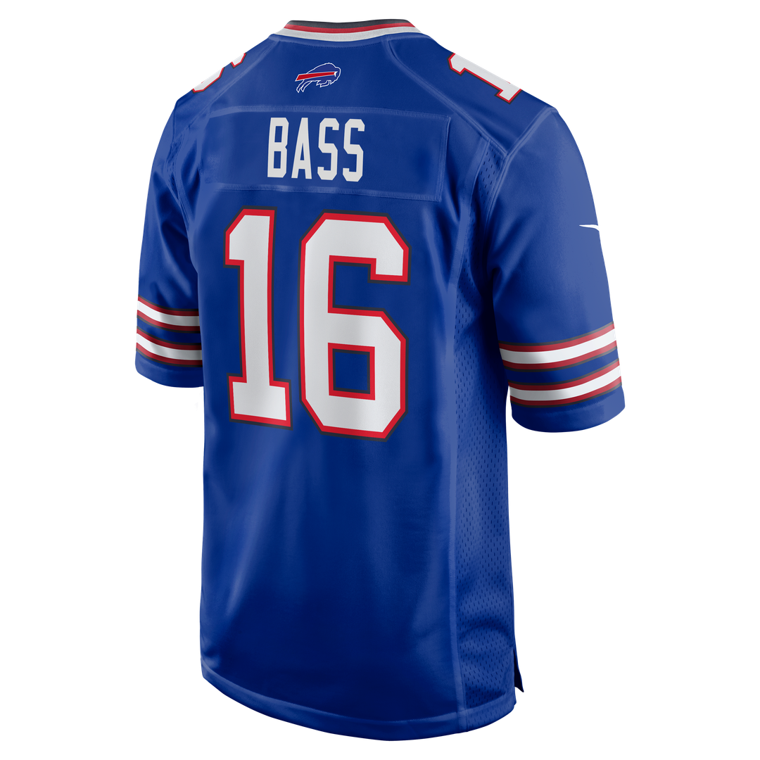 Buffalo Bills Tyler Bass Nike Team Game Jersey - Royal