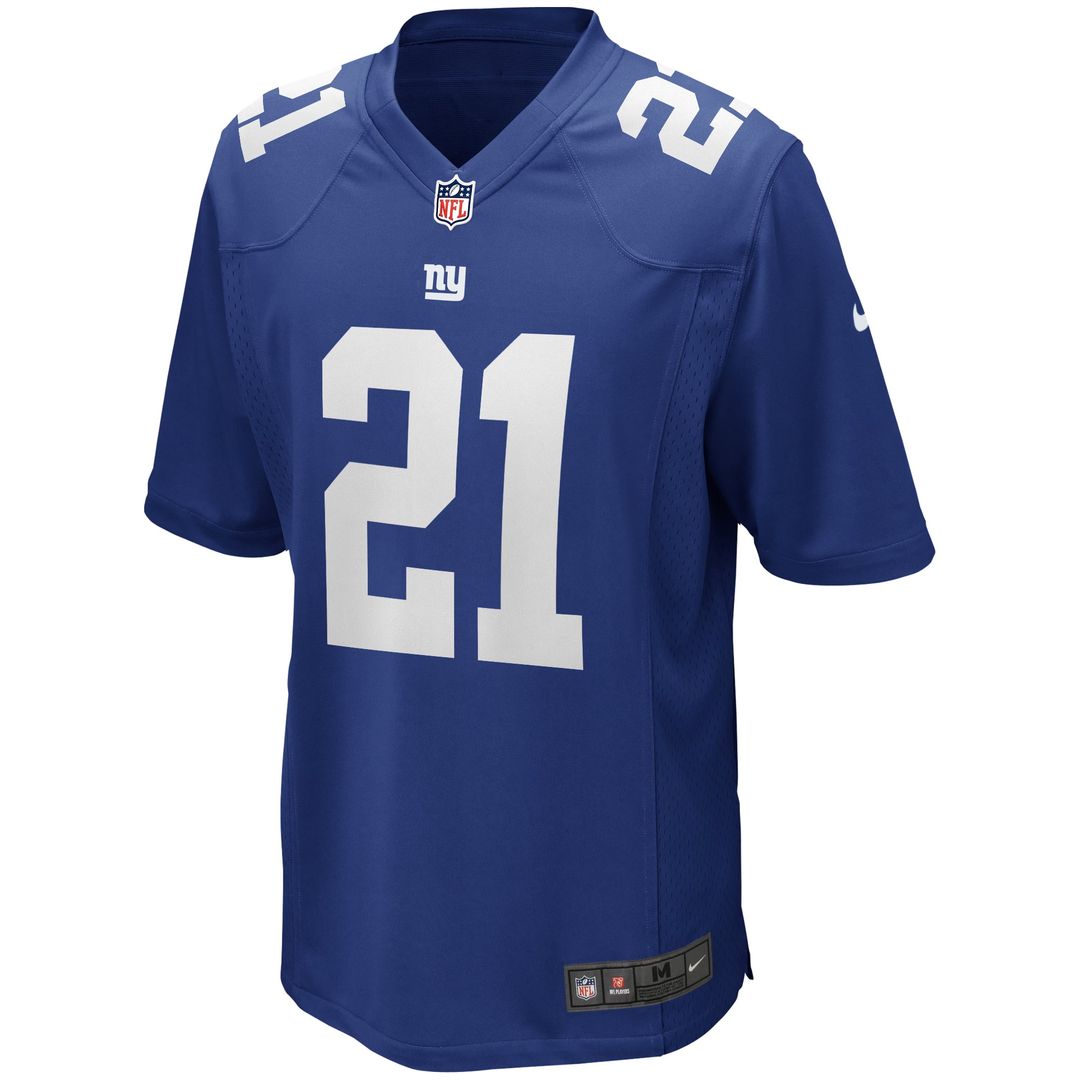 New York Giants Tiki Barber Nike Game Retired Player Jersey - Royal