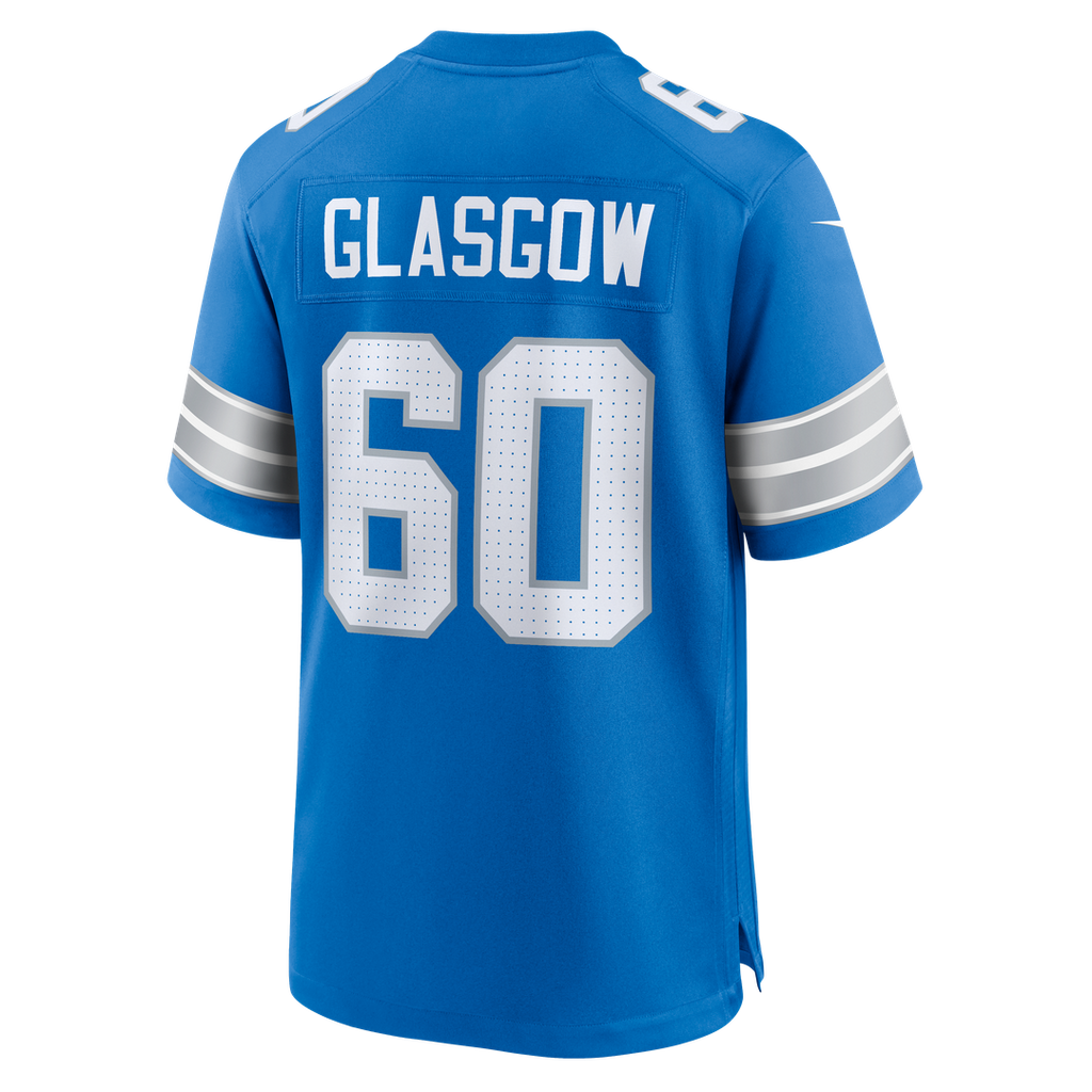 Detroit Lions Graham Glasgow Nike Team Game Jersey - Blue
