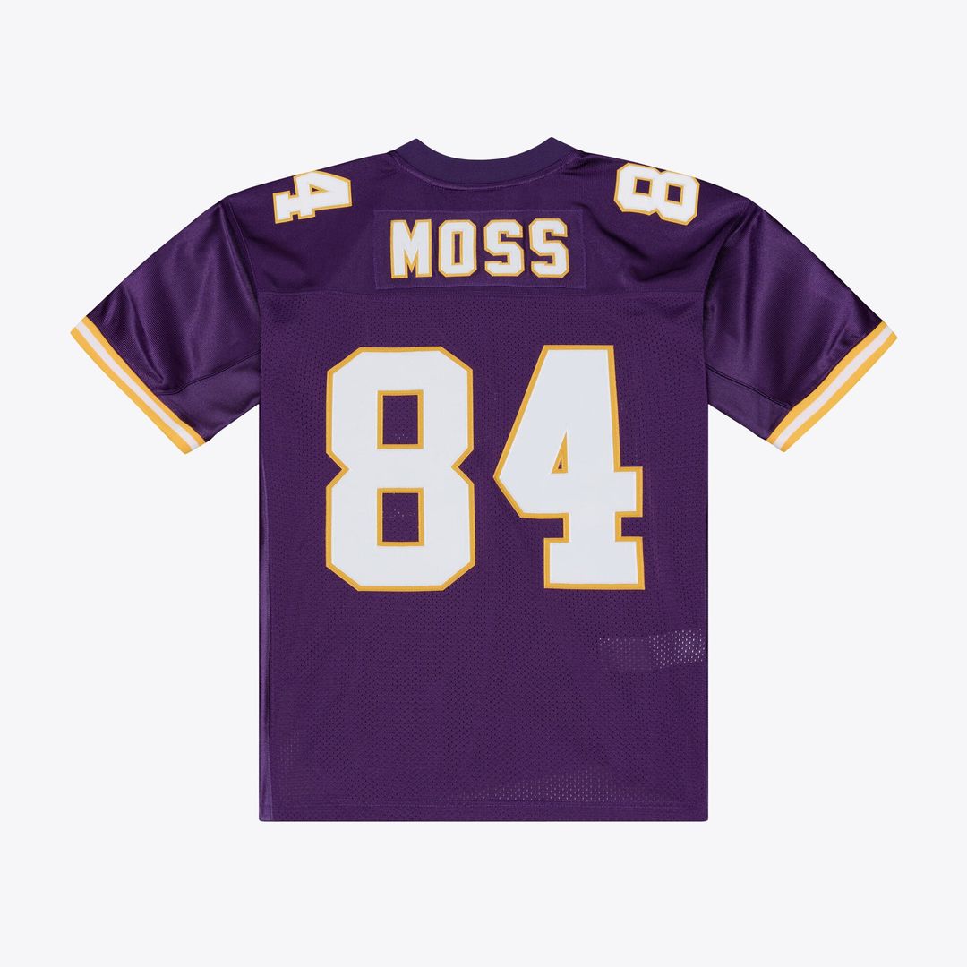 Minnesota Vikings Randy Moss Mitchell & Ness 2001 Authentic Throwback Jersey - Purple