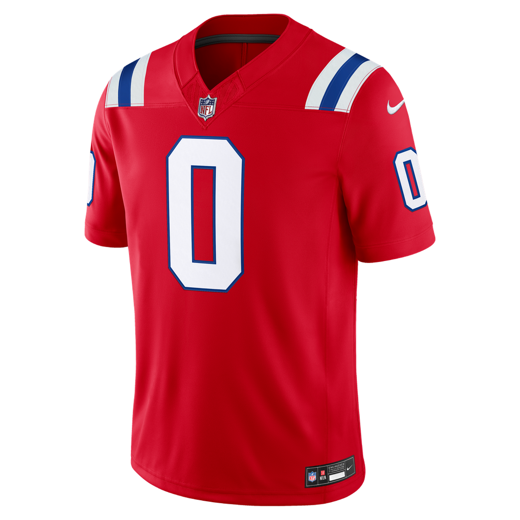 New England Patriots Christian Gonzalez Nike Team Vapor F.U.S.E. Stitched Limited Jersey - Navy