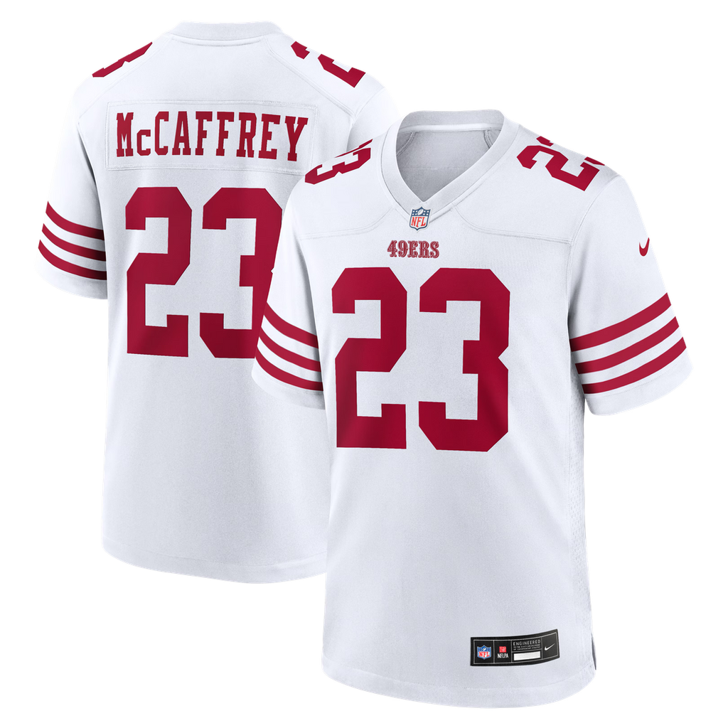 San Francisco 49ers Christian McCaffrey Nike Game Player Jersey - Scarlet