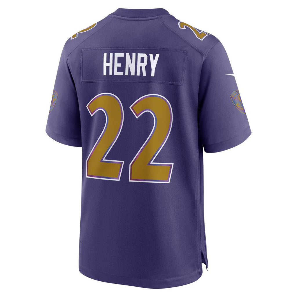 Baltimore Ravens Derrick Henry Nike Alternate Game Jersey - Purple