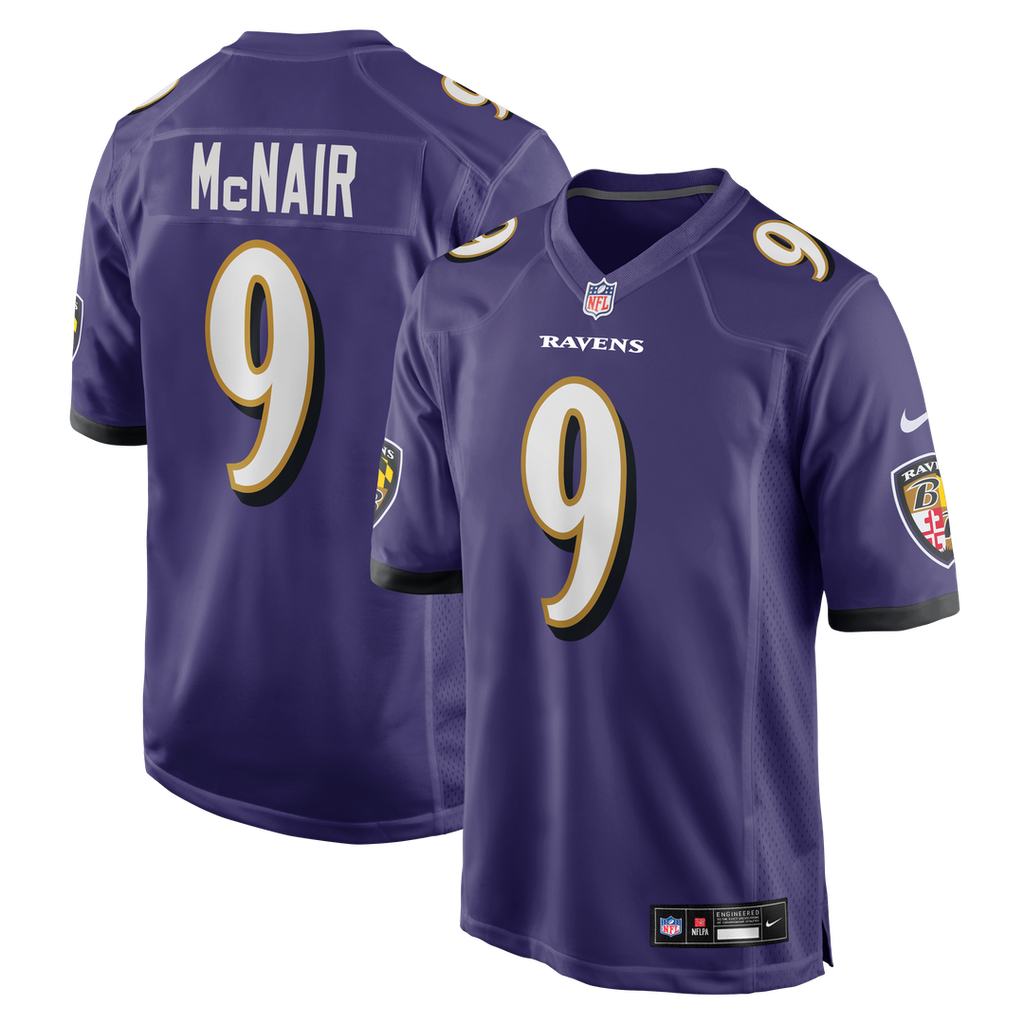Baltimore Ravens Steve McNair Nike Game Retired Player Jersey - Purple
