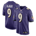 Baltimore Ravens Steve McNair Nike Game Retired Player Jersey - Purple