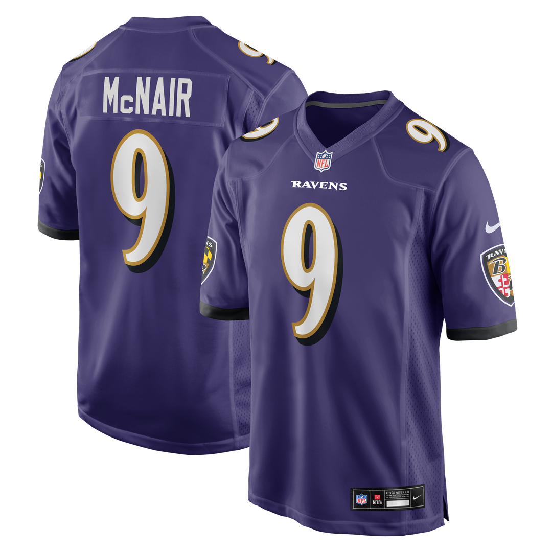 Baltimore Ravens Steve McNair Nike Game Retired Player Jersey - Purple