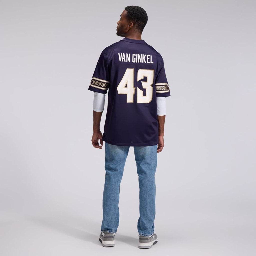 Minnesota Vikings Andrew Van Ginkel Nike 2026 Rivalries Collection Game Jersey - Purple